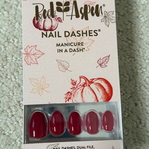 Brand New Red Aspen Gather with Gratitude, Greer Nail Set